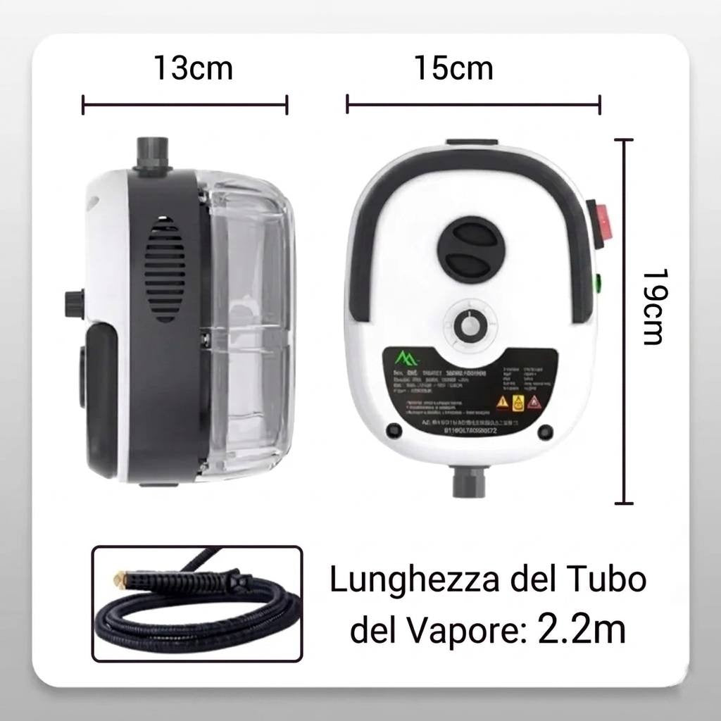 Velgravia™ -  Pulitore a Vapore Pro Max + 9 Accessori inclusi