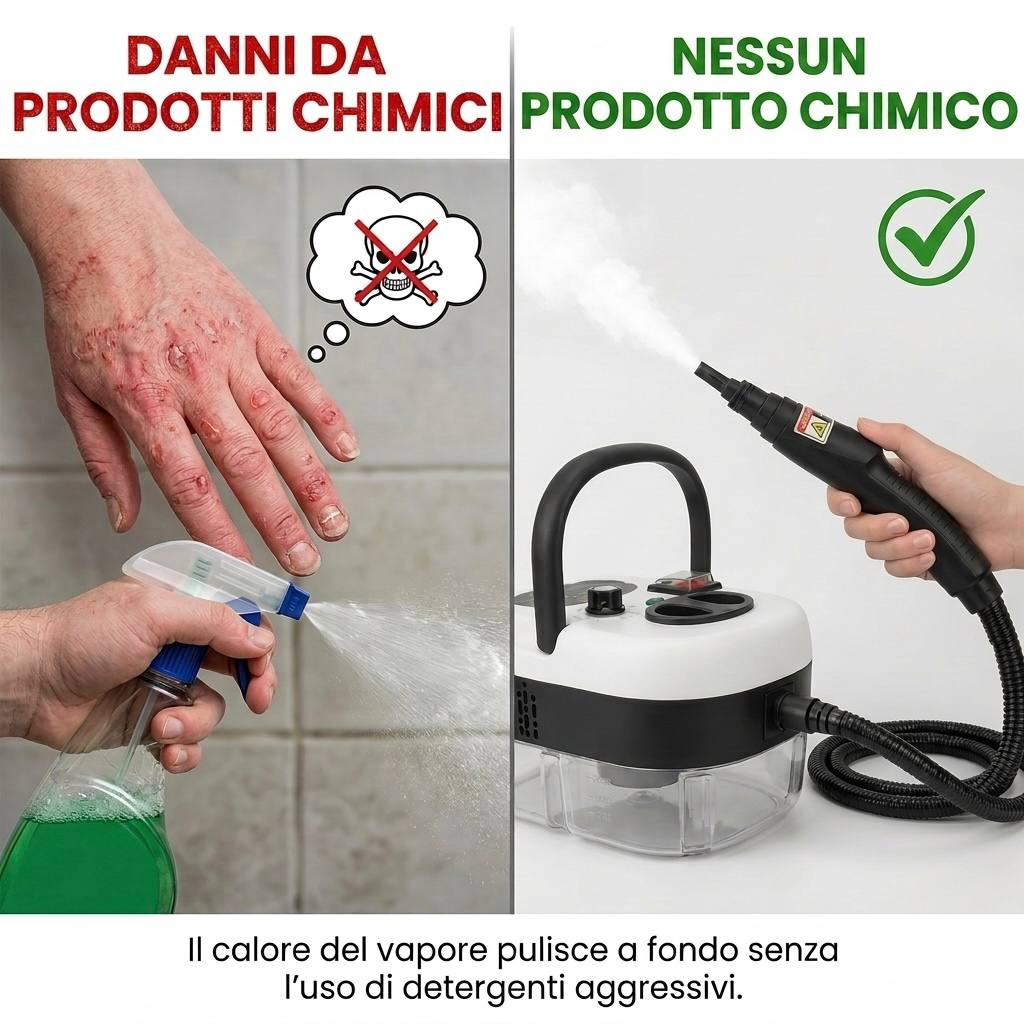 Velgravia™ -  Pulitore a Vapore Pro Max + 9 Accessori inclusi