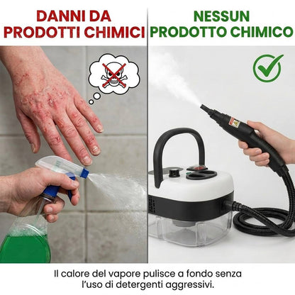Velgravia™ -  Pulitore a Vapore Pro Max + 9 Accessori inclusi