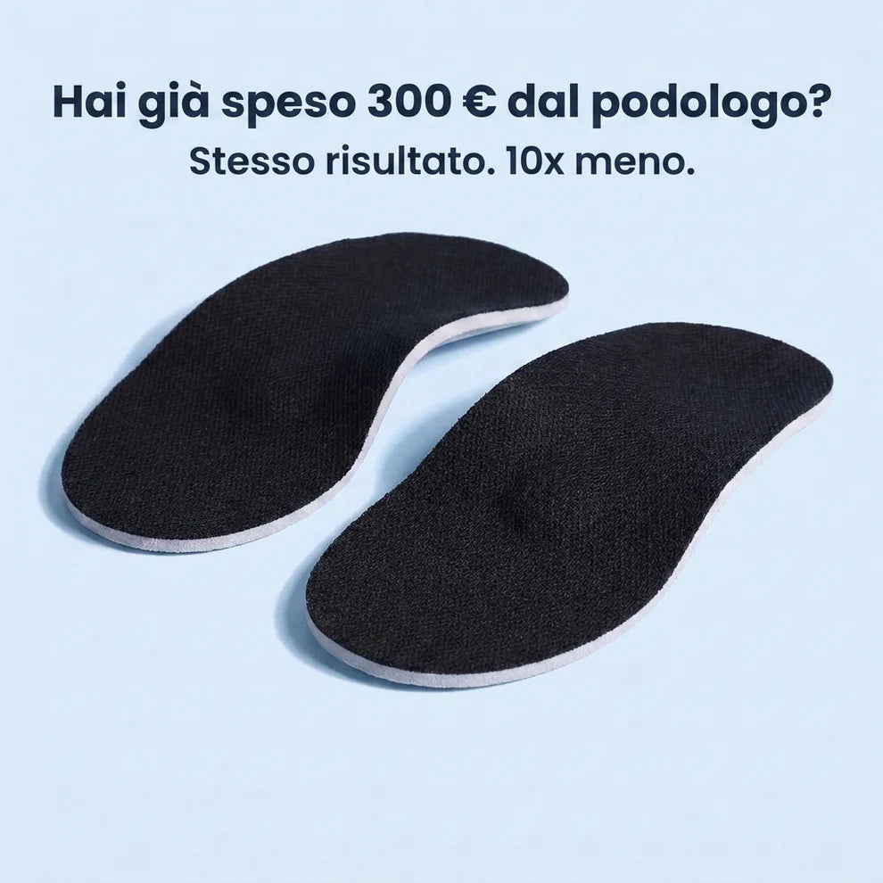 Suole Velgravia™ - Cammina senza dolore - dalla mattina alla sera
