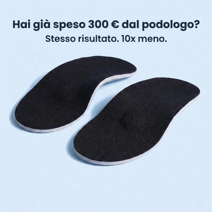 Suole Velgravia™ - Cammina senza dolore - dalla mattina alla sera