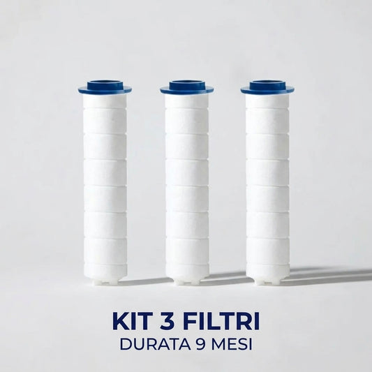 KIT - 3 Filtri soffione carboni attivi