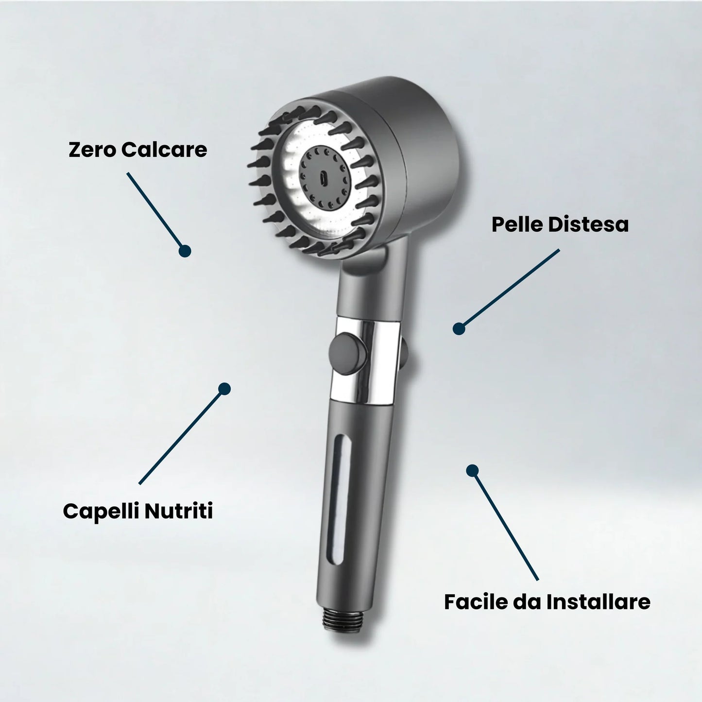 Soffione doccia anticalcare