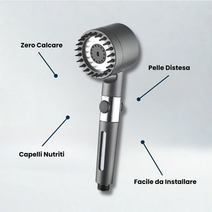 Soffione doccia anticalcare
