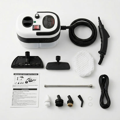 Pulitore a vapore per auto + 9 accessori OMAGGIO