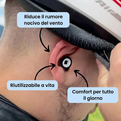Velgravia™ - Tappi per le Orecchie Moto – 27 dB
